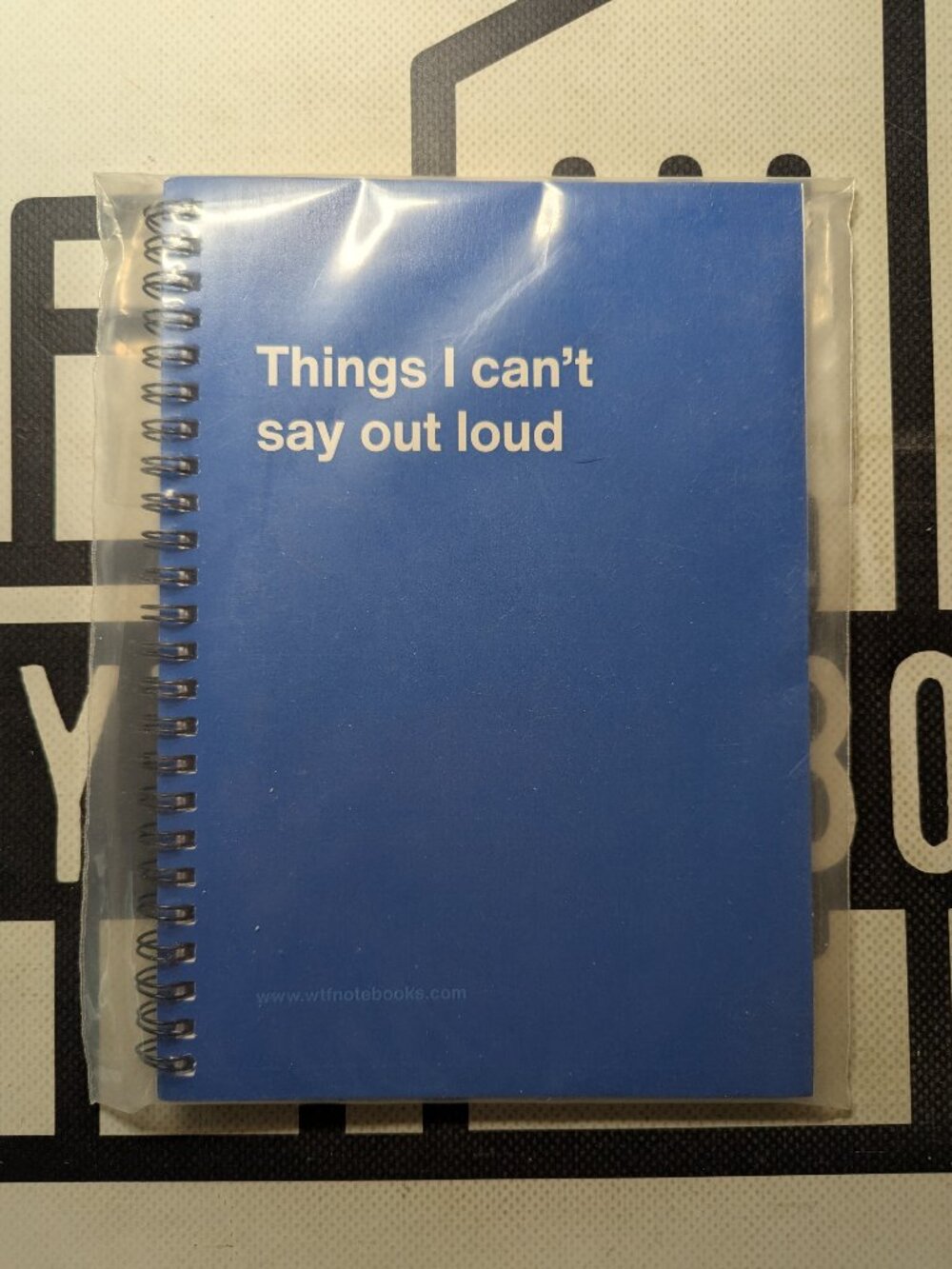 Things I can't say out loud Notebook Journal 8.25in x 6in Spiral-Bound New!